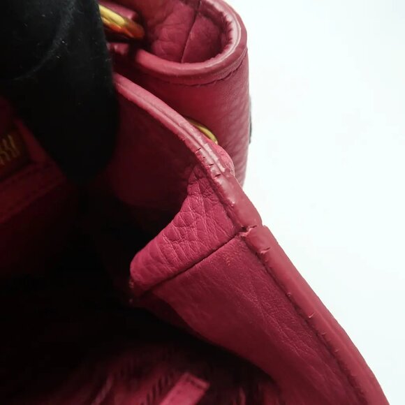 PRADA Galleria Pink Leather Satchel 633-041725 - Picture 9 of 12